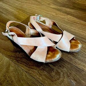 Born leather sandals